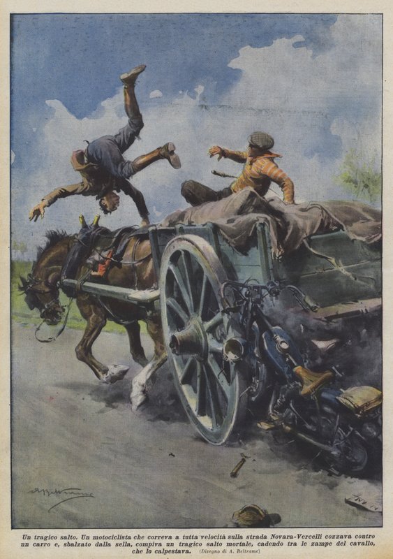 Un salto trágico de Achille Beltrame