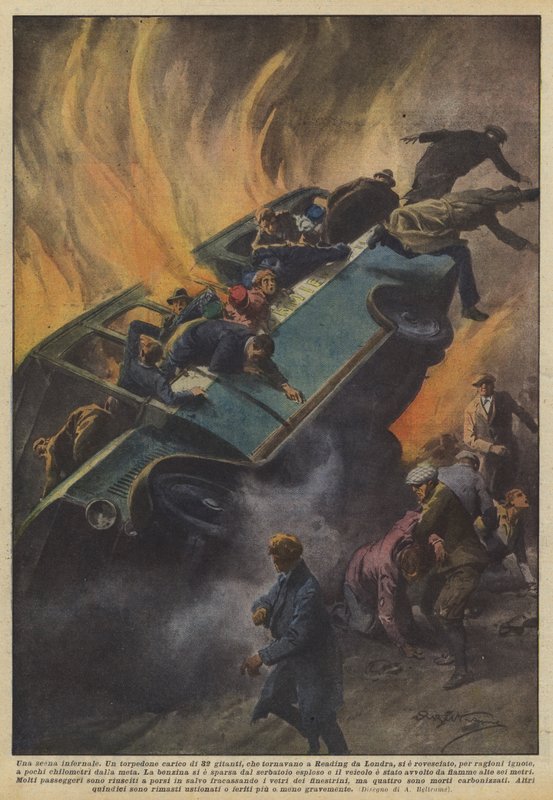 Una escena infernal de Achille Beltrame