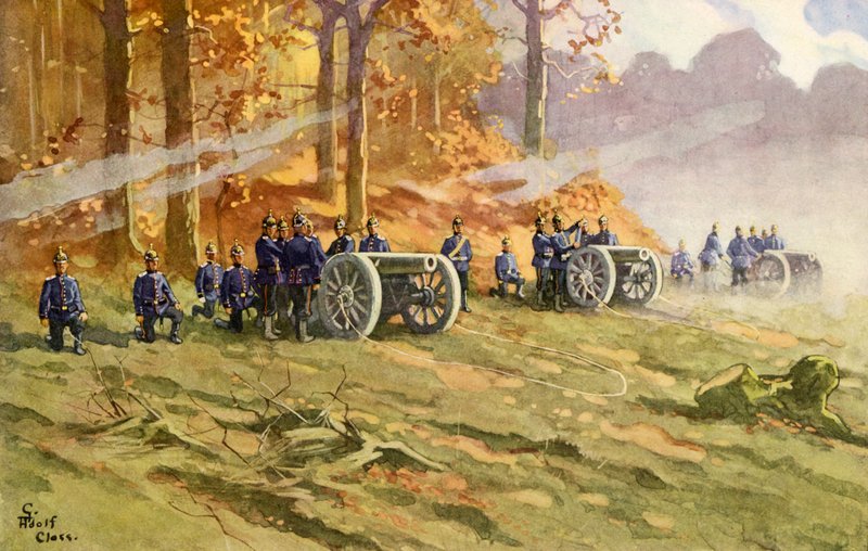 Artillería pesada del ejército alemán de Adolf Closs