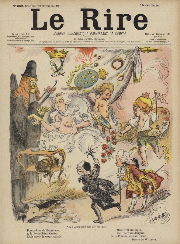 Ilustración para Le Rire de Adolphe Leon Willette