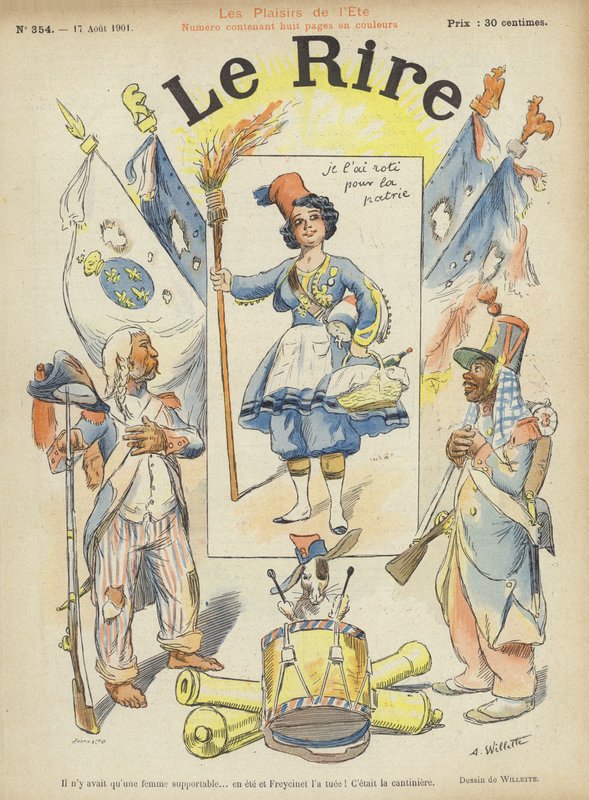 Ilustración para Le Rire de Adolphe Leon Willette