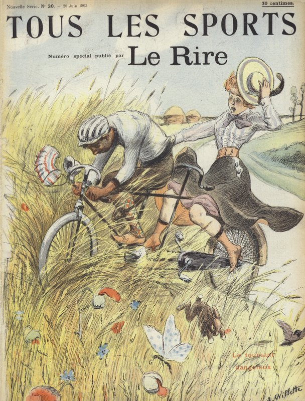 Ilustración para Le Rire de Adolphe Leon Willette