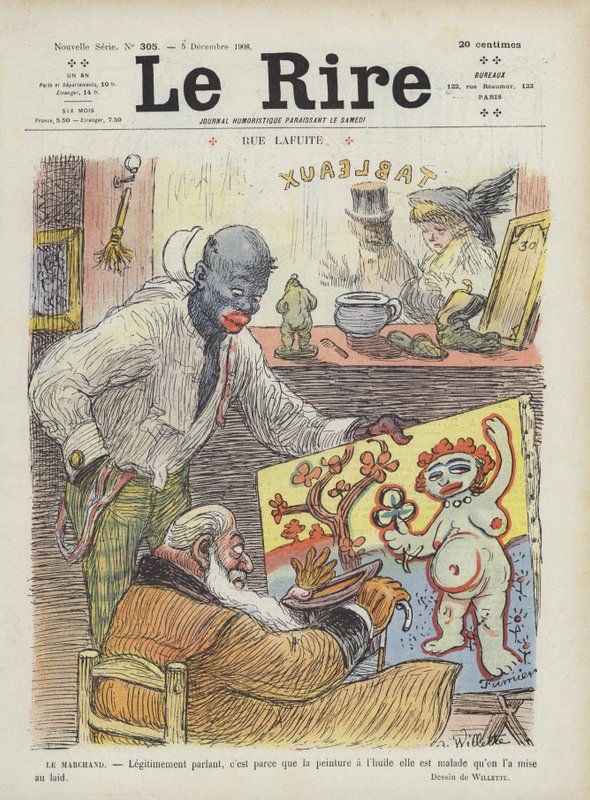 Ilustración para Le Rire de Adolphe Leon Willette