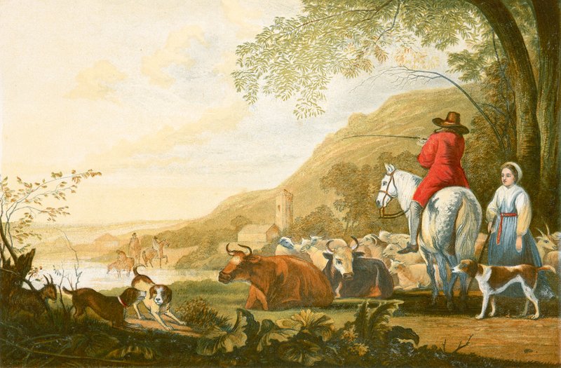 Paisaje - Atardecer de Aelbert Cuyp