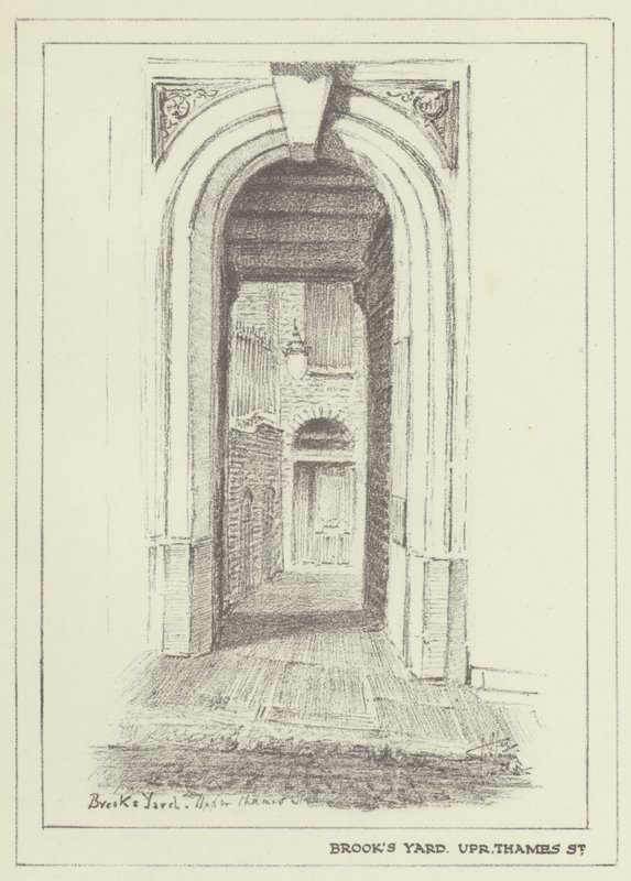 Brooks Yard, Upper Thames Street de Alan Stapleton