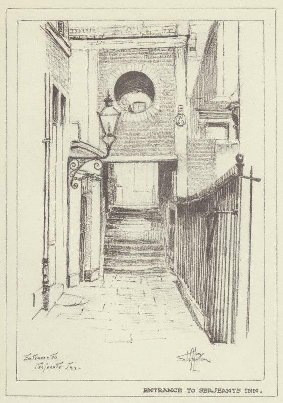 Entrada a Serjeants Inn de Alan Stapleton
