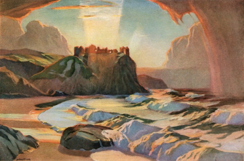 Irlanda del Norte, Castillo de Dunluce de Albert Julius Olsson