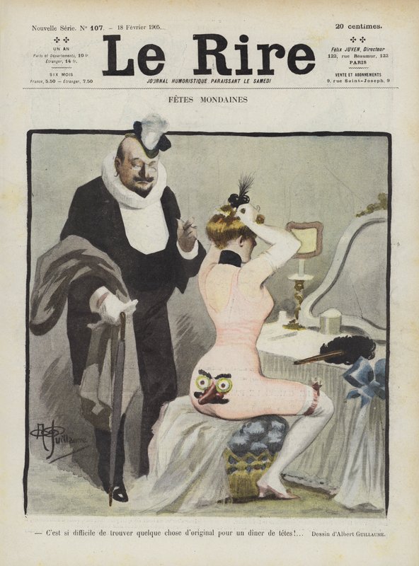 Ilustración para Le Rire de Albert Guillaume