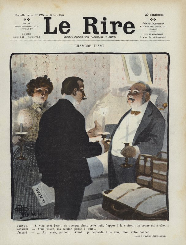 Ilustración para Le Rire de Albert Guillaume