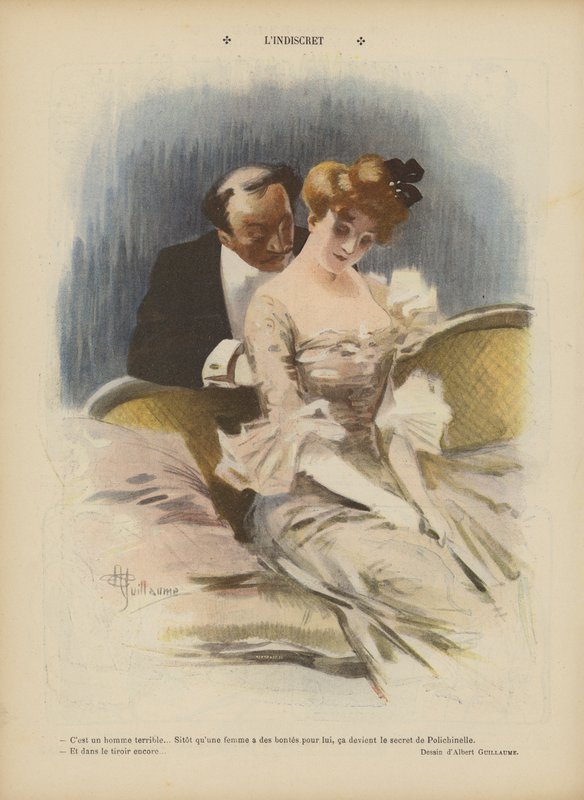 Ilustración para Le Rire de Albert Guillaume