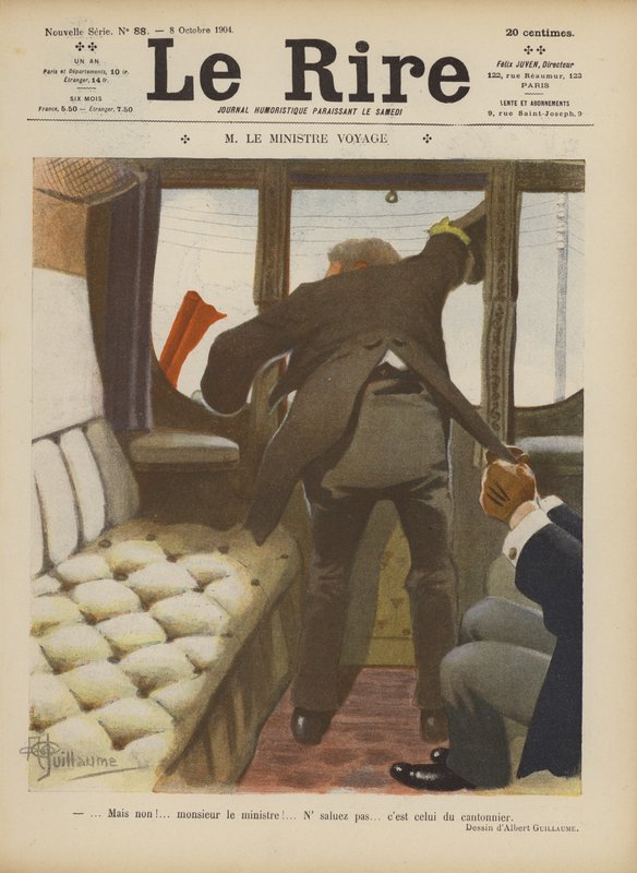 Ilustración para Le Rire de Albert Guillaume