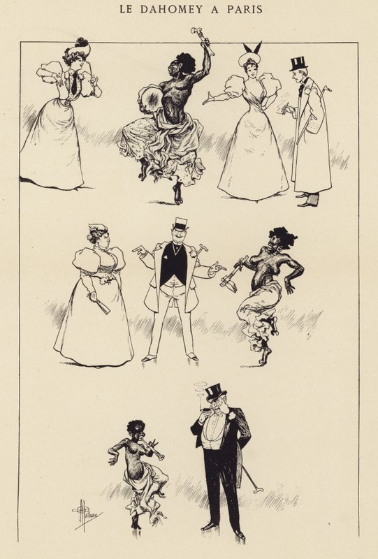 Le Dahomey en París de Albert Guillaume