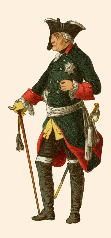 Federico II, el Grande de Albert Kretschmer