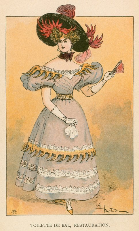 Toilette de Bal, Restauración de Albert Robida