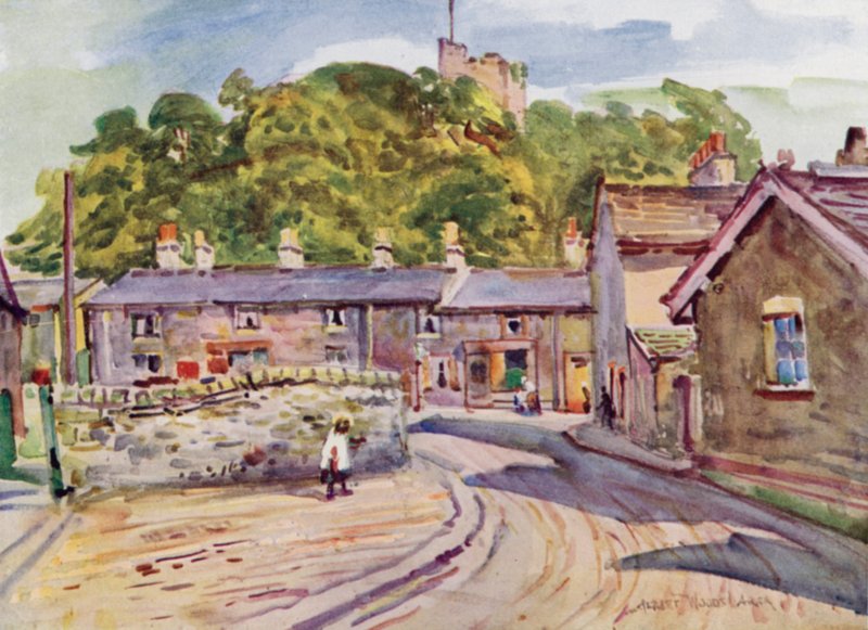 Castillo de Clitheroe de Albert Woods