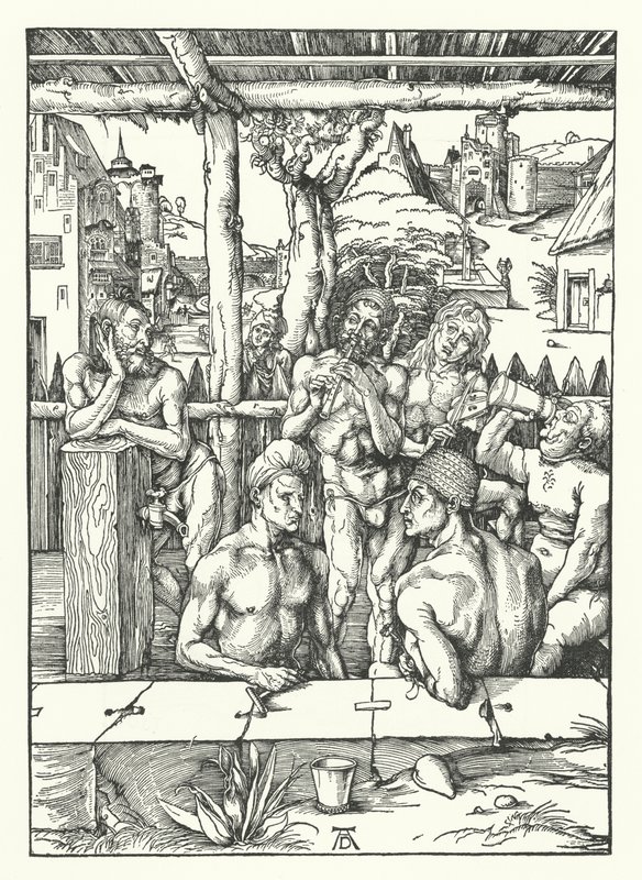 El baño de los hombres de Albrecht Dürer