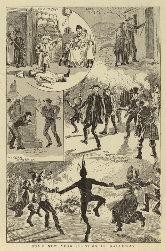 Algunas costumbres de Año Nuevo en Galloway de Alexander Stuart Boyd