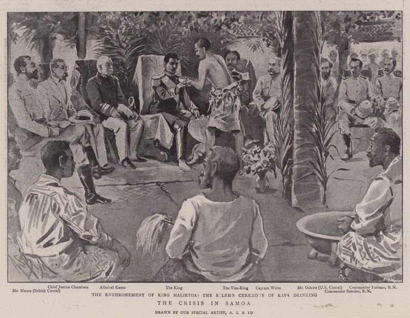 La crisis en Samoa de Alexander Stuart Boyd