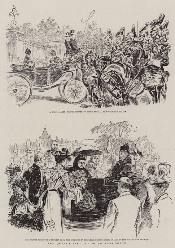 La visita de la Reina a South Kensington de Alexander Stuart Boyd