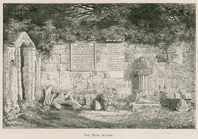 Abadía de Dryburgh, El Altar Mayor de Alexander Francis Lydon