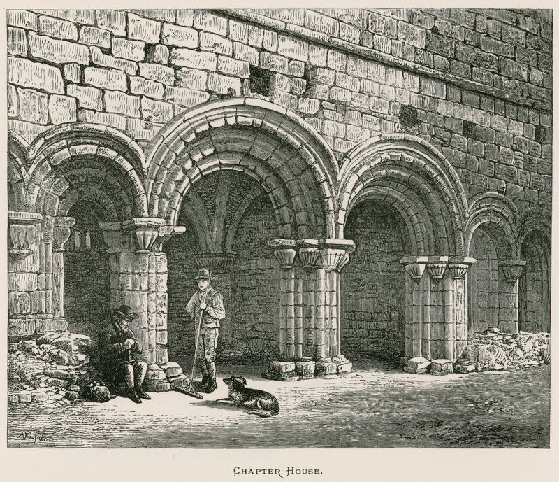 Casa capitular de la Abadía de Kirkstall de Alexander Francis Lydon