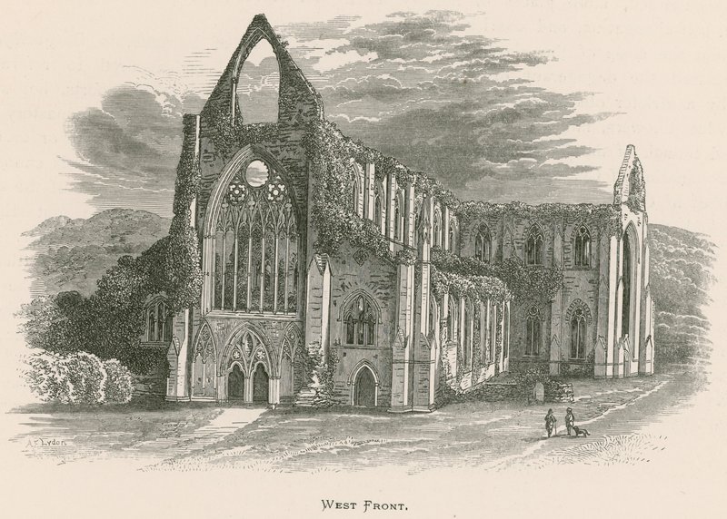 Abadía de Tintern, Frente Oeste de Alexander Francis Lydon