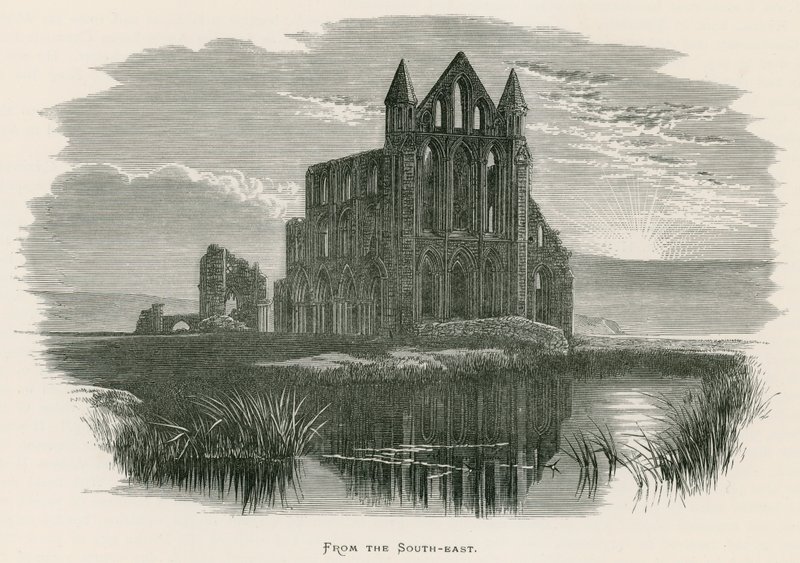Abadía de Whitby, desde el sureste de Alexander Francis Lydon