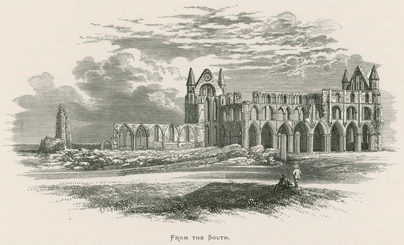Abadía de Whitby, desde el sur de Alexander Francis Lydon
