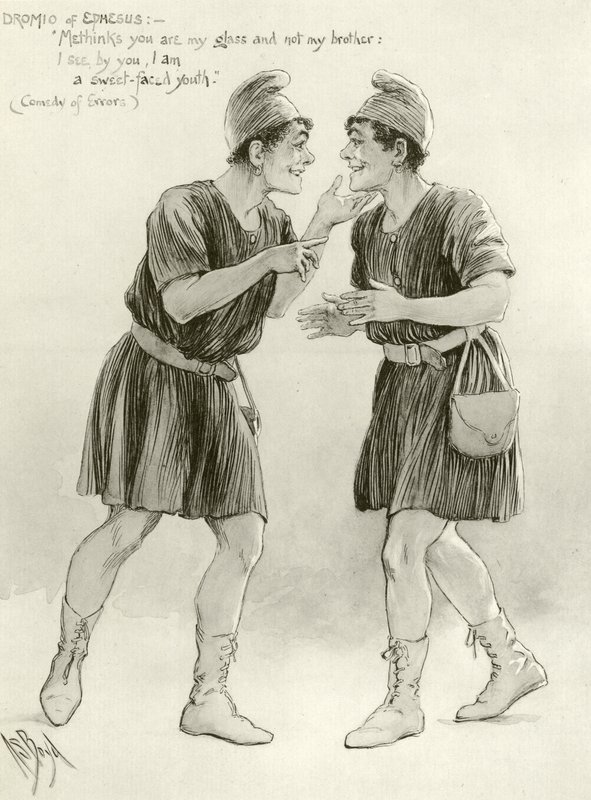 Dromio de Éfeso (grabado) de Alexander Stuart Boyd