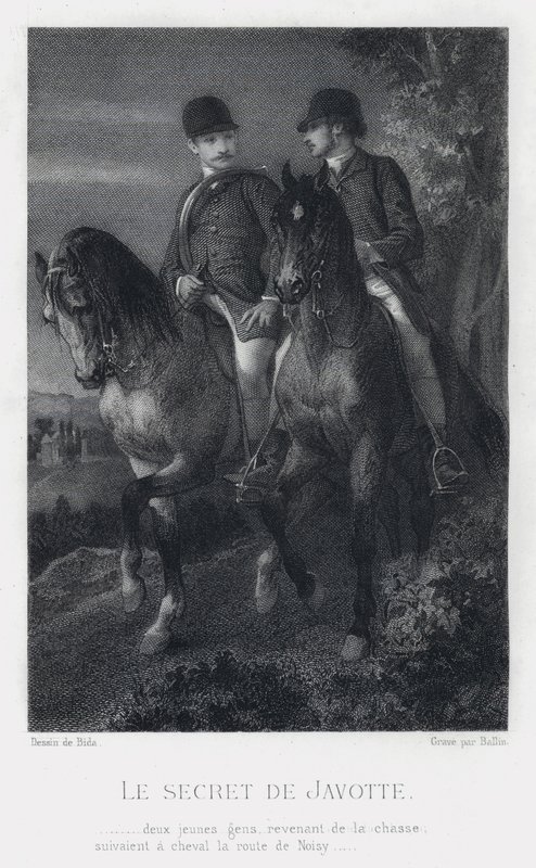 Le Secret De Javotte (grabado) de Alexandre (after) Bida