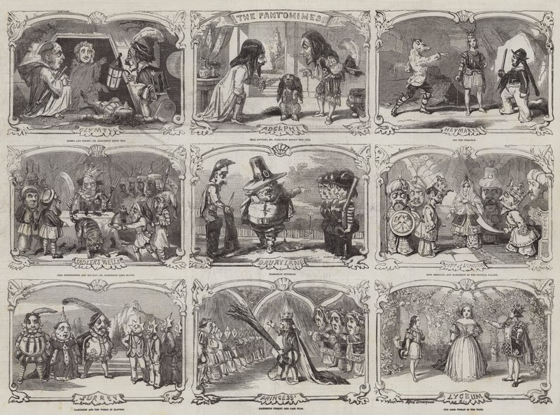 Pantomimas en Londres de Alfred Crowquill