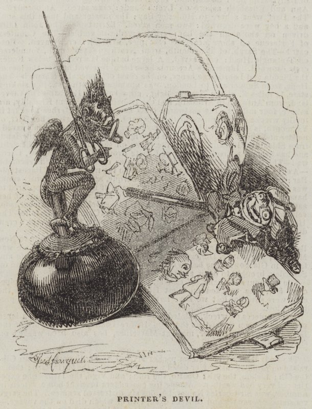 El diablo del impresor de Alfred Crowquill