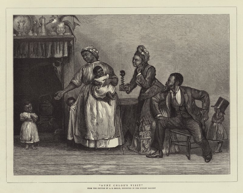 La Visita de la Tía Chloe de Alfred Edward Emslie