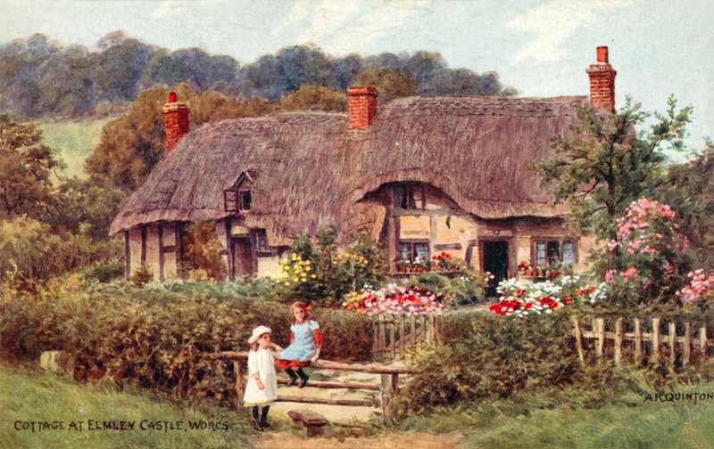 Cabaña en Elmley Castle, Worcestershire de Alfred Robert Quinton