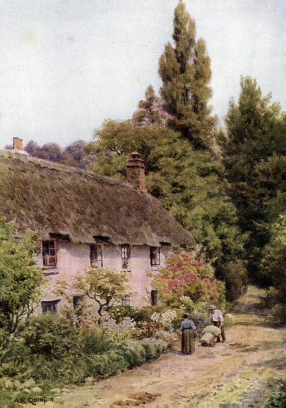 Cabañas en Dunster, Somerset de Alfred Robert Quinton