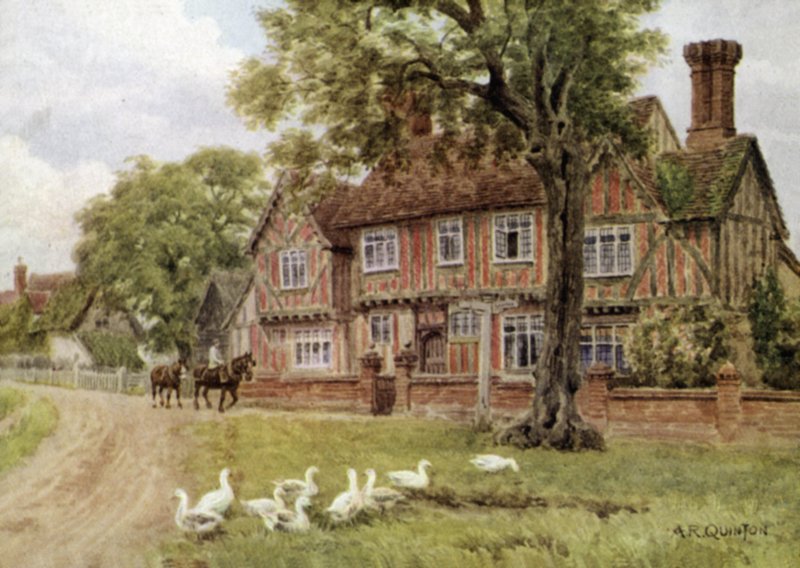 Casa de campo, Brent Eleigh, Suffolk de Alfred Robert Quinton