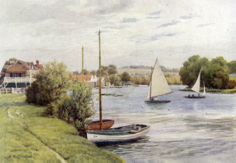 Barcos de Carrera, Bourne End de Alfred Robert Quinton