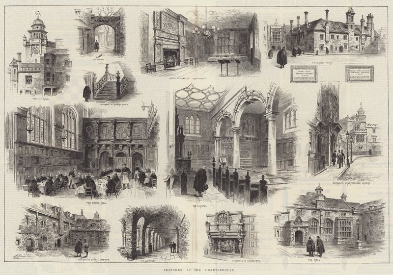 Bocetos en la Charterhouse de Alfred Robert Quinton