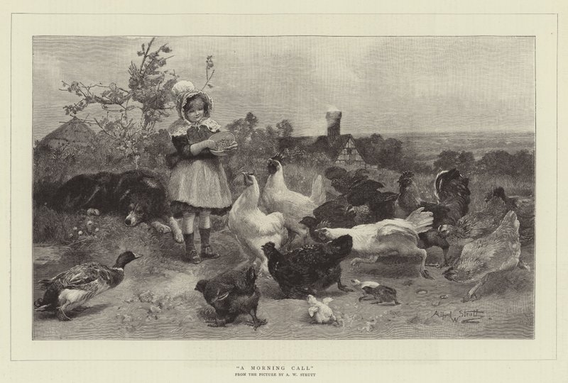 Una Visita Matutina de William Strutt