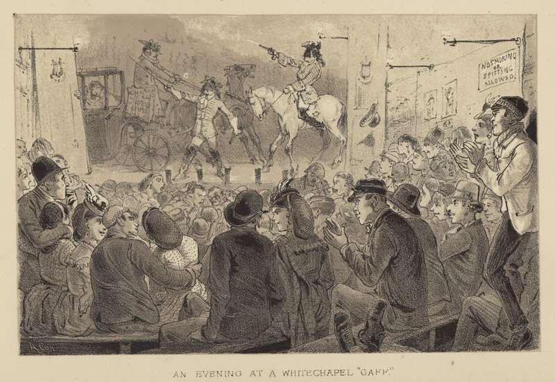 Una noche en un Gaff de Whitechapel de Alfred Concanen