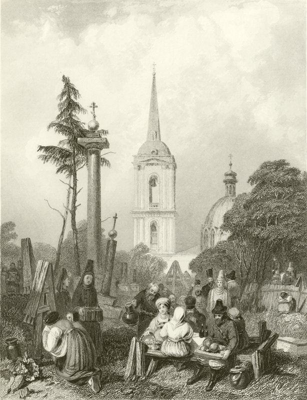 Cementerio de la Iglesia de Smolensko de Alfred Gomersal Vickers