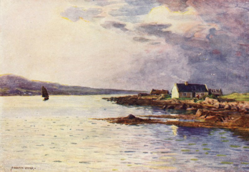 Una Tormenta Venidera, Bahía Bertraghboy de Alfred Heaton Cooper