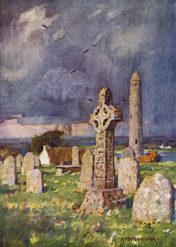 Clonmacnoise, Condado de Roscommon de Alfred Heaton Cooper