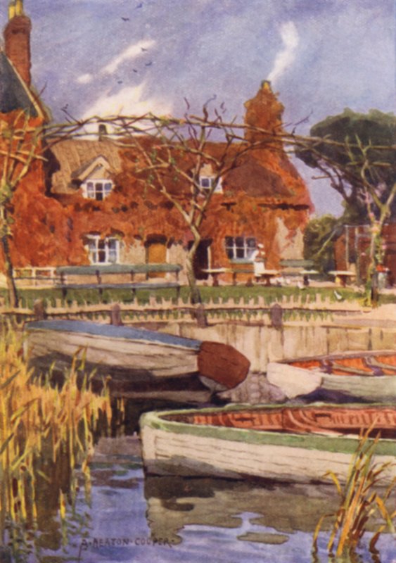 Posada Eels Foot, Ormesby, Norfolk de Alfred Heaton Cooper