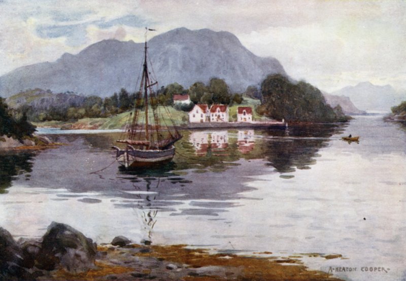 Godosund, Fiordo de Hardanger de Alfred Heaton Cooper