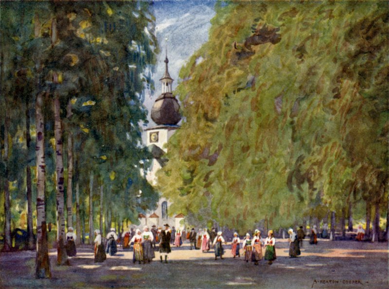 Iglesia de Leksand de Alfred Heaton Cooper