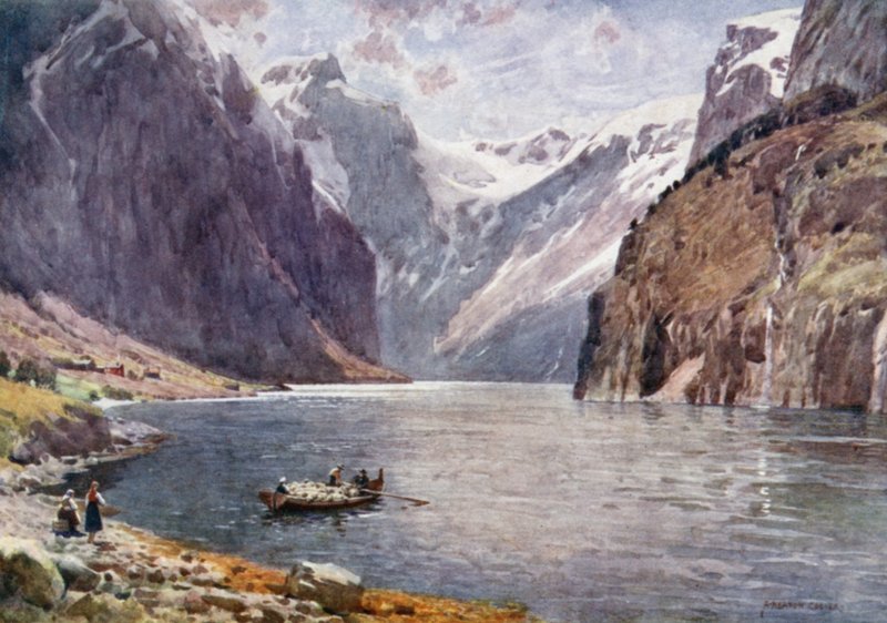 Naero Fjord de Alfred Heaton Cooper