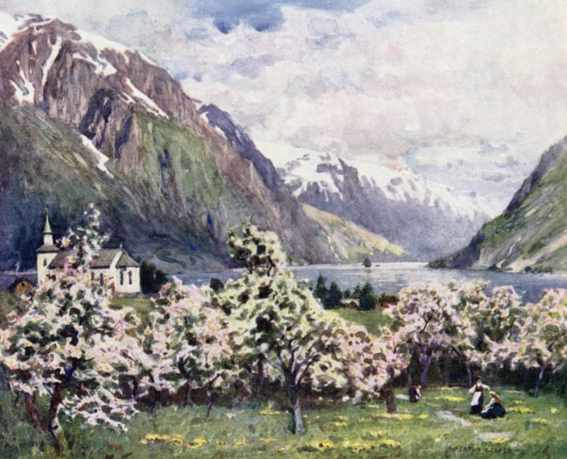 Oode, Hardanger Fjord de Alfred Heaton Cooper