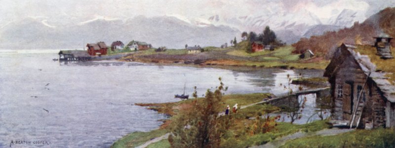 Ostenso, Hardanger Fjord de Alfred Heaton Cooper