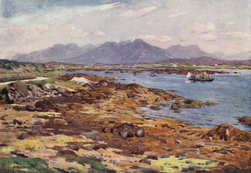 Los Doce Picos, Connemara de Alfred Heaton Cooper